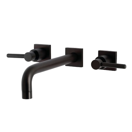 Kingston Brass KS6025DL Wall Mount Tub Faucet, Oil Rubbed Bronze KS6025DL
